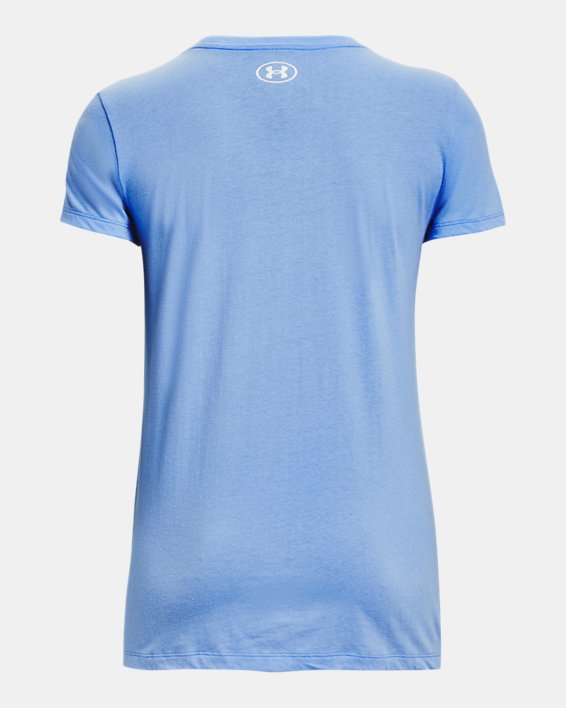 Women's UA Softball Bar Short Sleeve, Blue, pdpMainDesktop image number 5